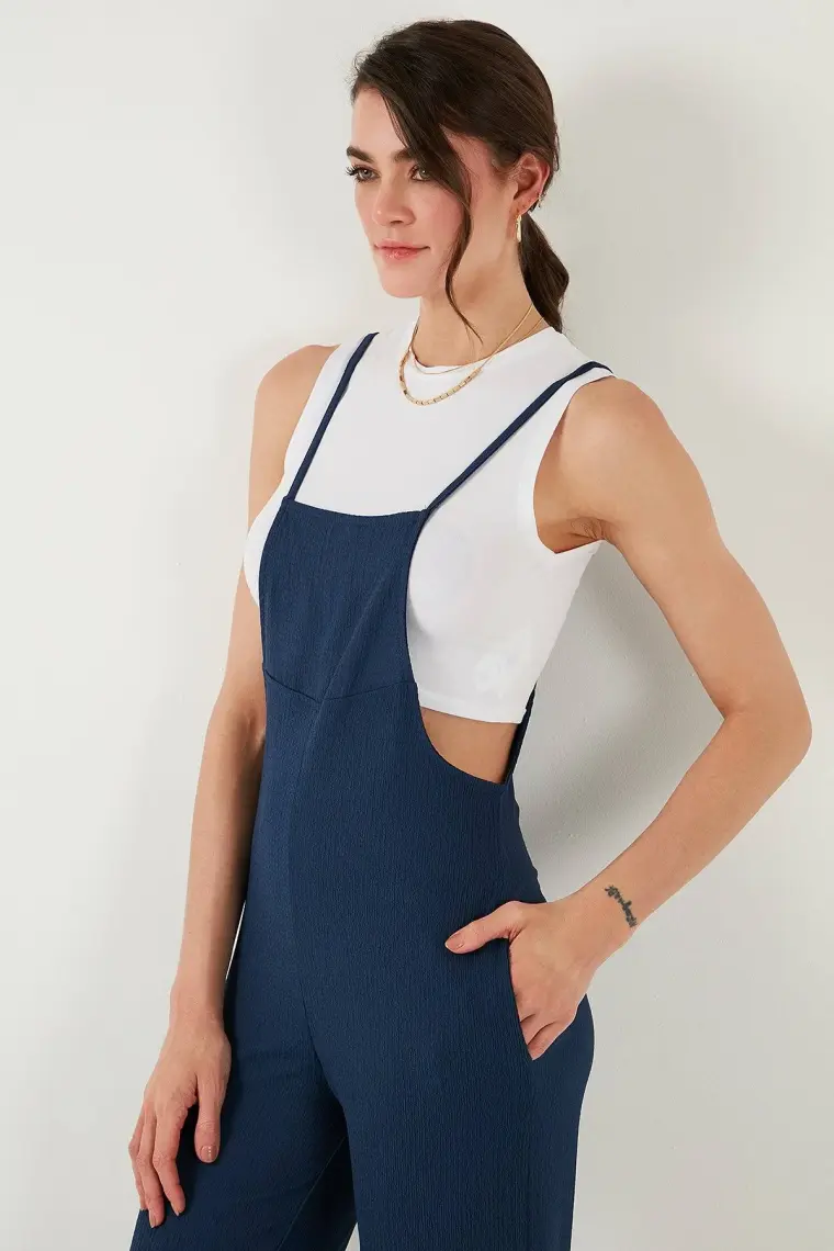 Lela Regular Fit Ayarlanabilir Ip Askılı Bahçıvan Tulum Bayan Tulum 5865789