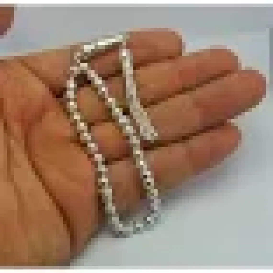 Osmanlı Gümüş Gümüş Tespih Kürekesim Küçükboy 12,5Gr