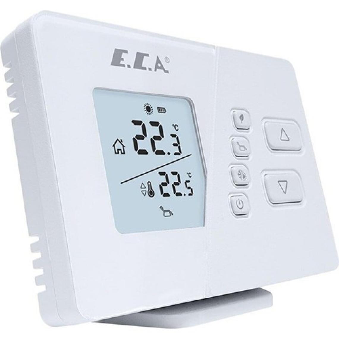 E.C.A. Poly Comfort 200 W Kablosuz Oda Termostatı Beyaz