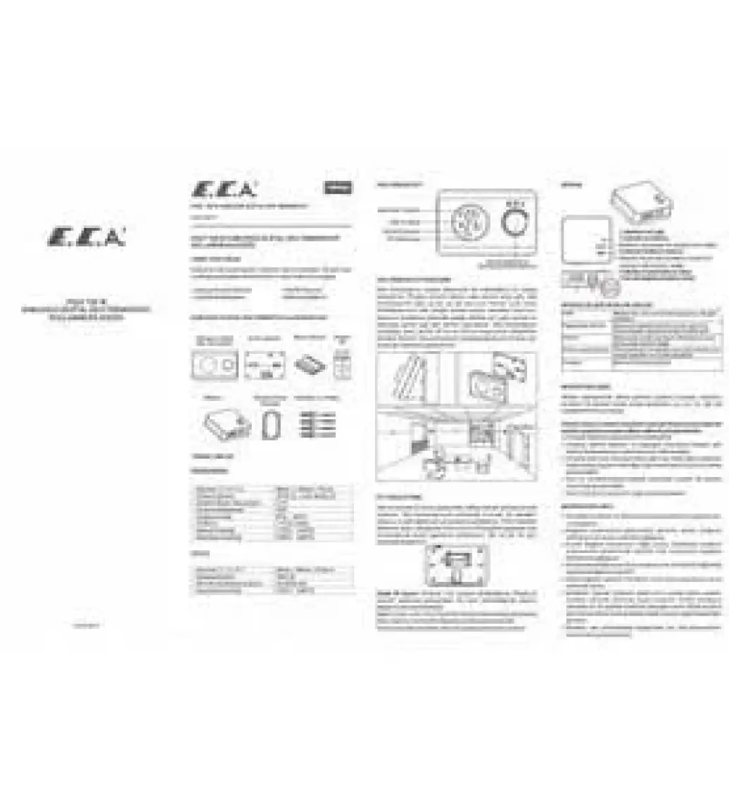 E.C.A Eca Circle 100 W Kablosuz Dijital Oda Termostatı