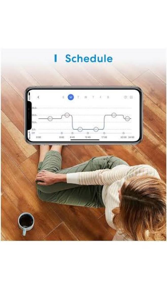 Meross Wi-Fi Uzaktan Kontrollü Akıllı kombi Bağlantılı Termostat