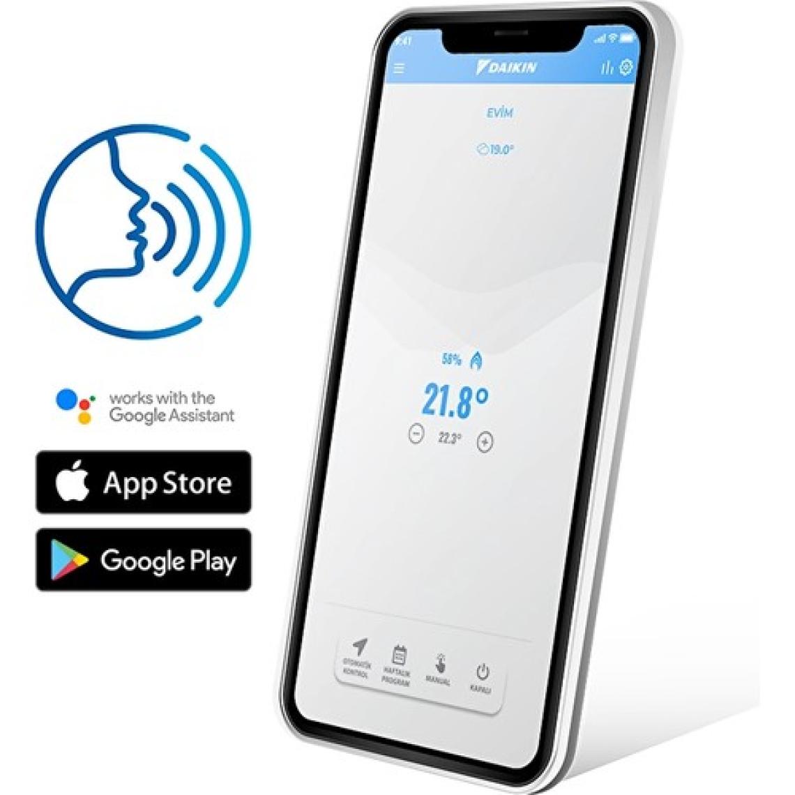 Daikin D-Sense Smart Oda Termostatı (Cep Telefonu ile Kontrol) Akıllı Oda Termostatı
