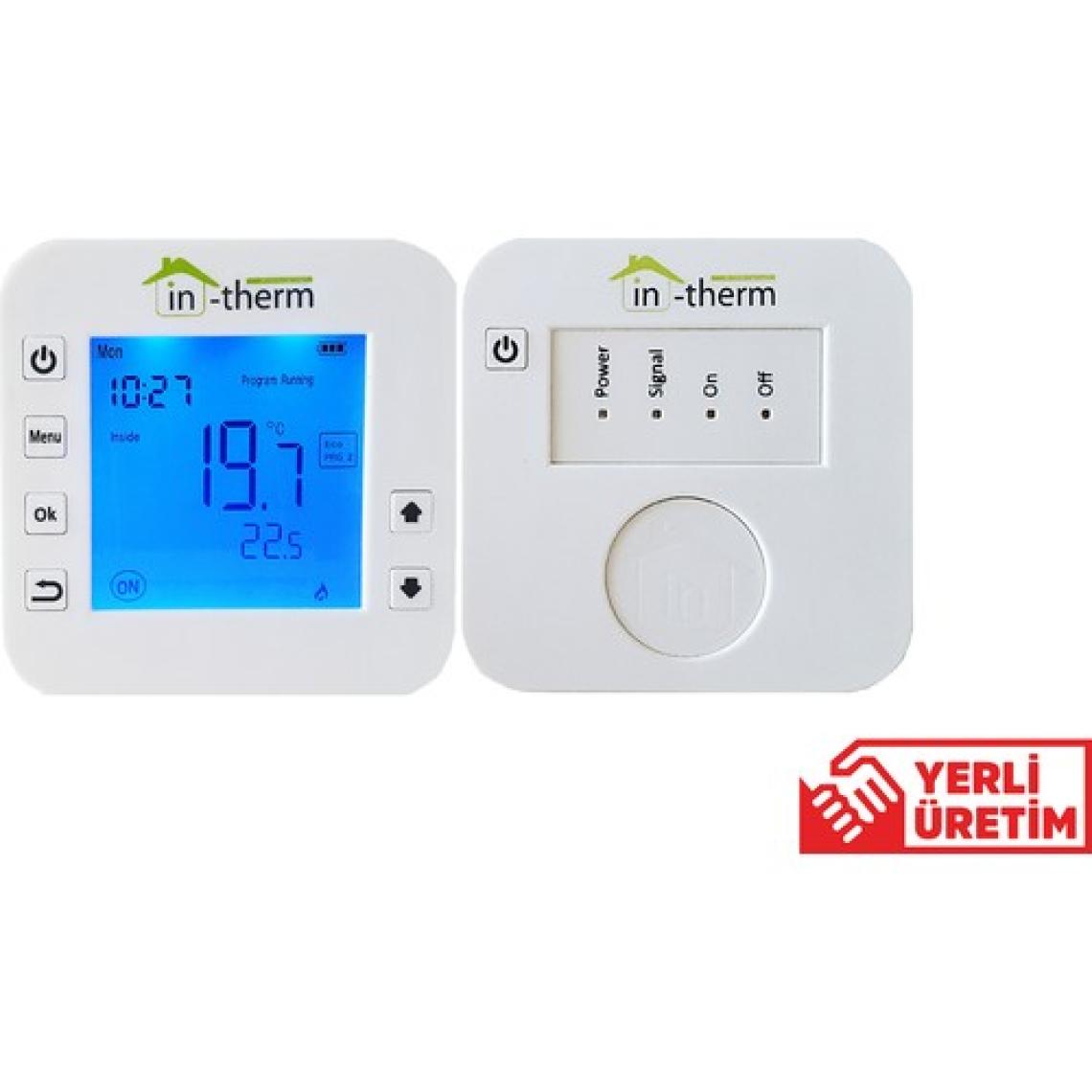 In-Therm MRL 300 RF TM Programlanabilir Kablosuz Dijital Termostat