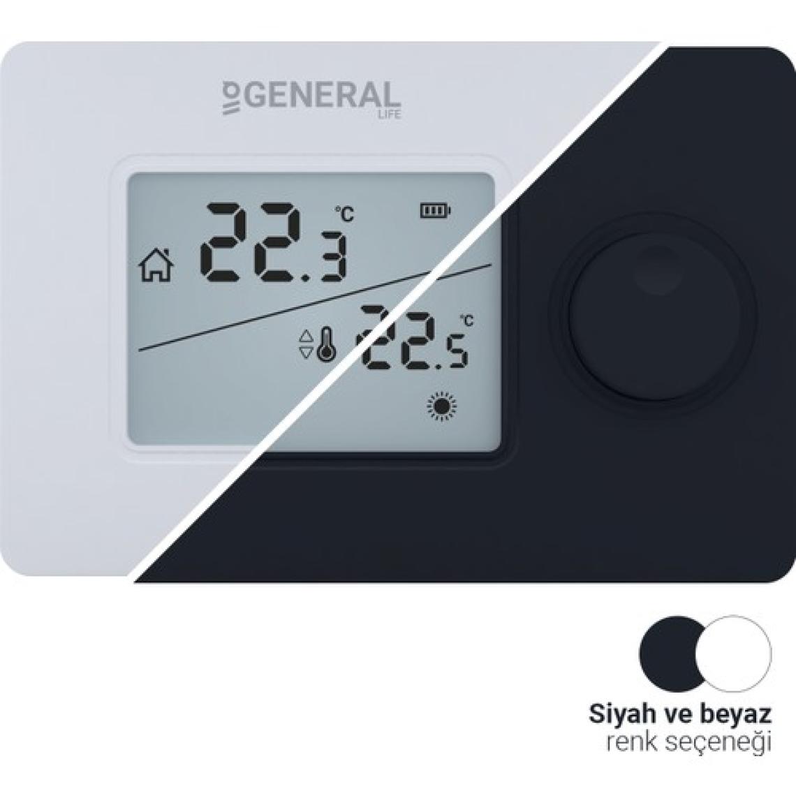 General HT250 RF Kablosuz Dijital Oda Termostatı