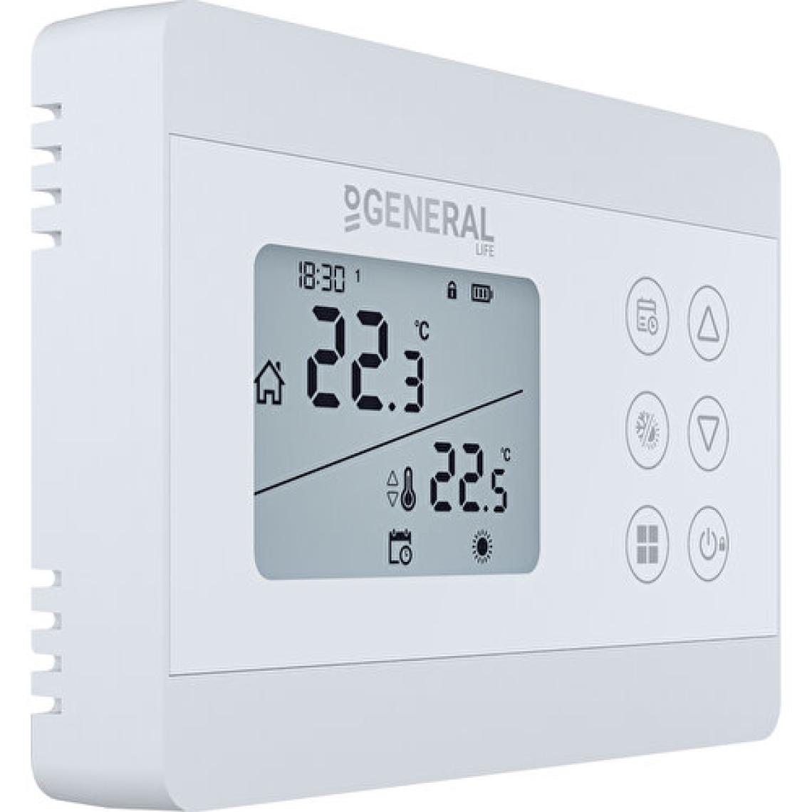 General HT300S RF Kablosuz Haftalık Programlı Oda Termostatı