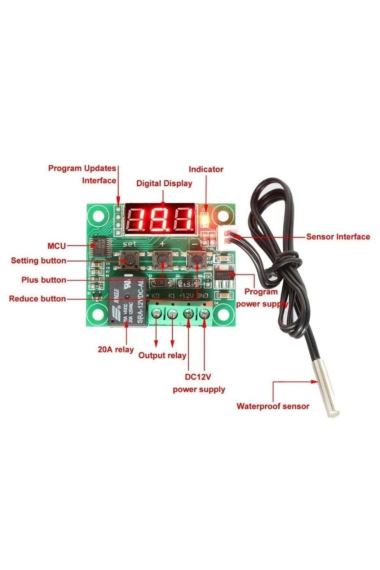 Hazır Kurulu Kuluçka Termostatı Termostat Ayarları Yapılmış th249