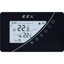 E.C.A. Poly Touch 400B Programlanabilir Kablosuz Oda Termostatı Siyah