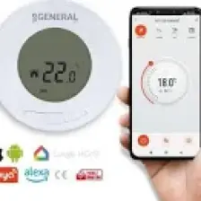 General HT150 Kablosuz Oda Termostatı - Beyaz, LCD Ekranlı ve Enerji Tasarrufu Sağlayan