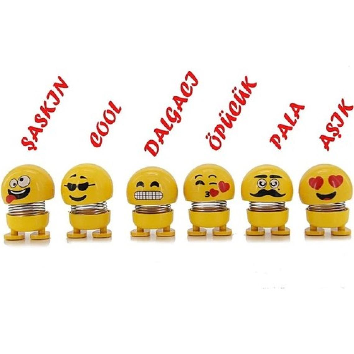Zıp Zıp Kafalar Sevimli Kafa Sallayan Emojiler Çılgın Kafalar