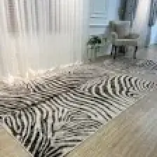 Brillant Zebra Desenli Dekoratif Halı