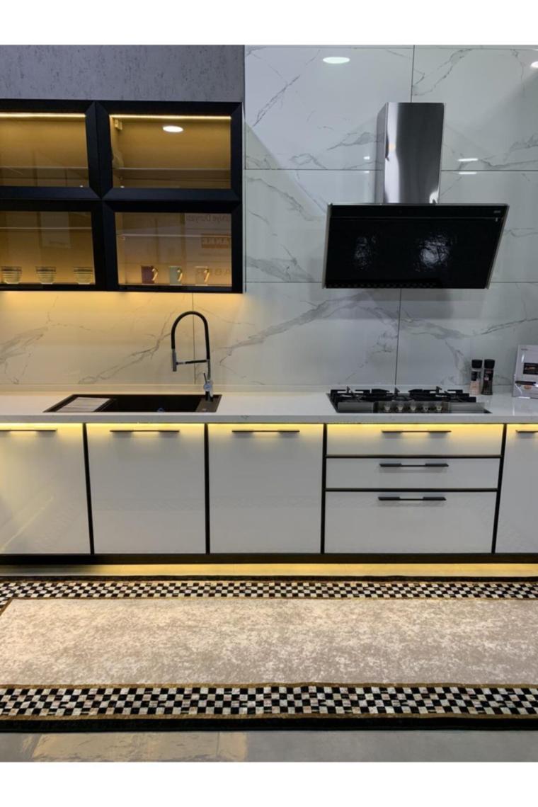 Brillant Rosen Model Kaymaz Taban Leke Tutmaz Mutfak Halısı