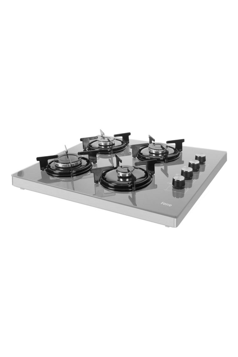 2240 Ce Gri Emaye Izgara Setüstü Cam Ocak