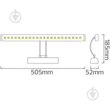 Horoz Flamingo 6W 30 Ledli Krom Tavan Armatür Doğal Beyaz Işık