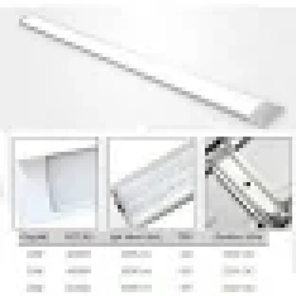 LAMPTIME 18W Led Bant Armatür Yatay 60Cm Gunışığı Işık 3000K 301363