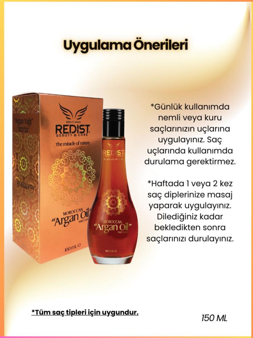 Tüm Saçlar Için Argan Içerikli Saç Bakım Yağı 100 ml