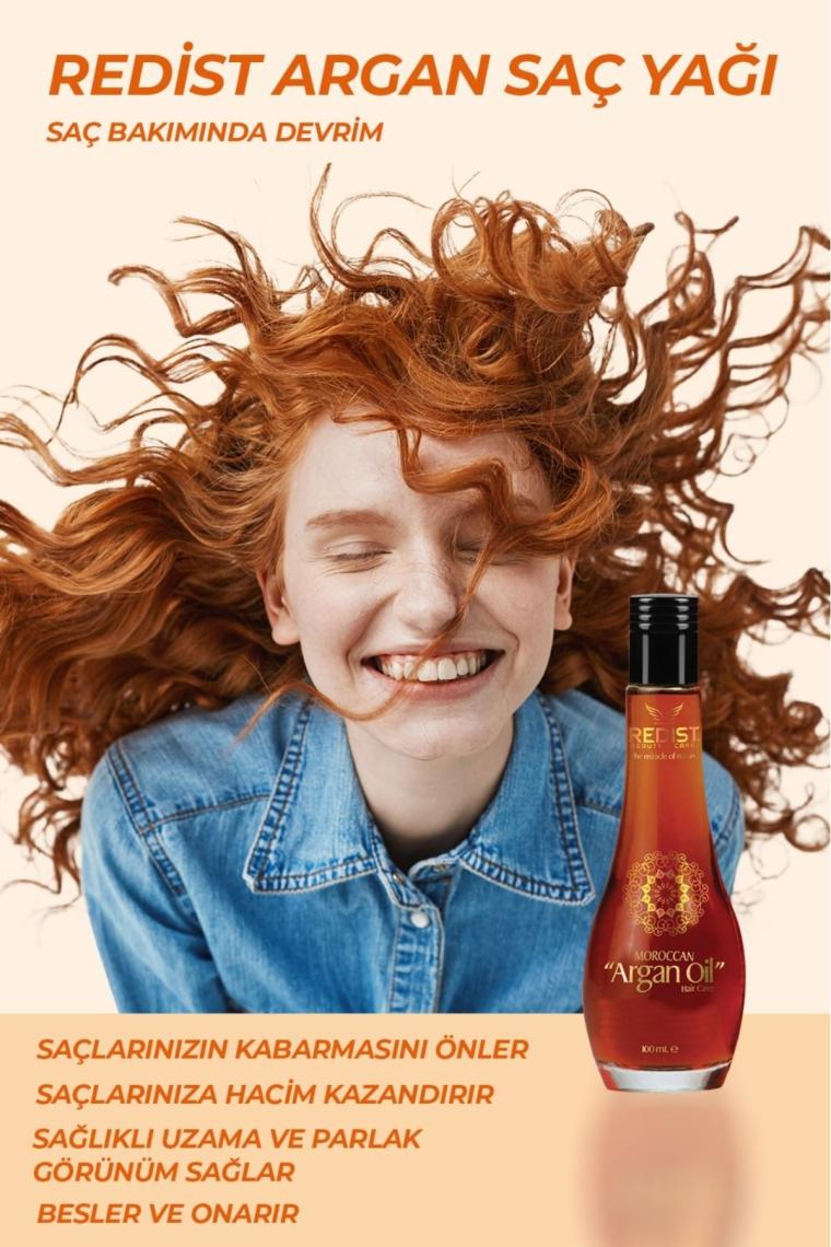 Tüm Saçlar Için Argan Içerikli Saç Bakım Yağı 100 ml