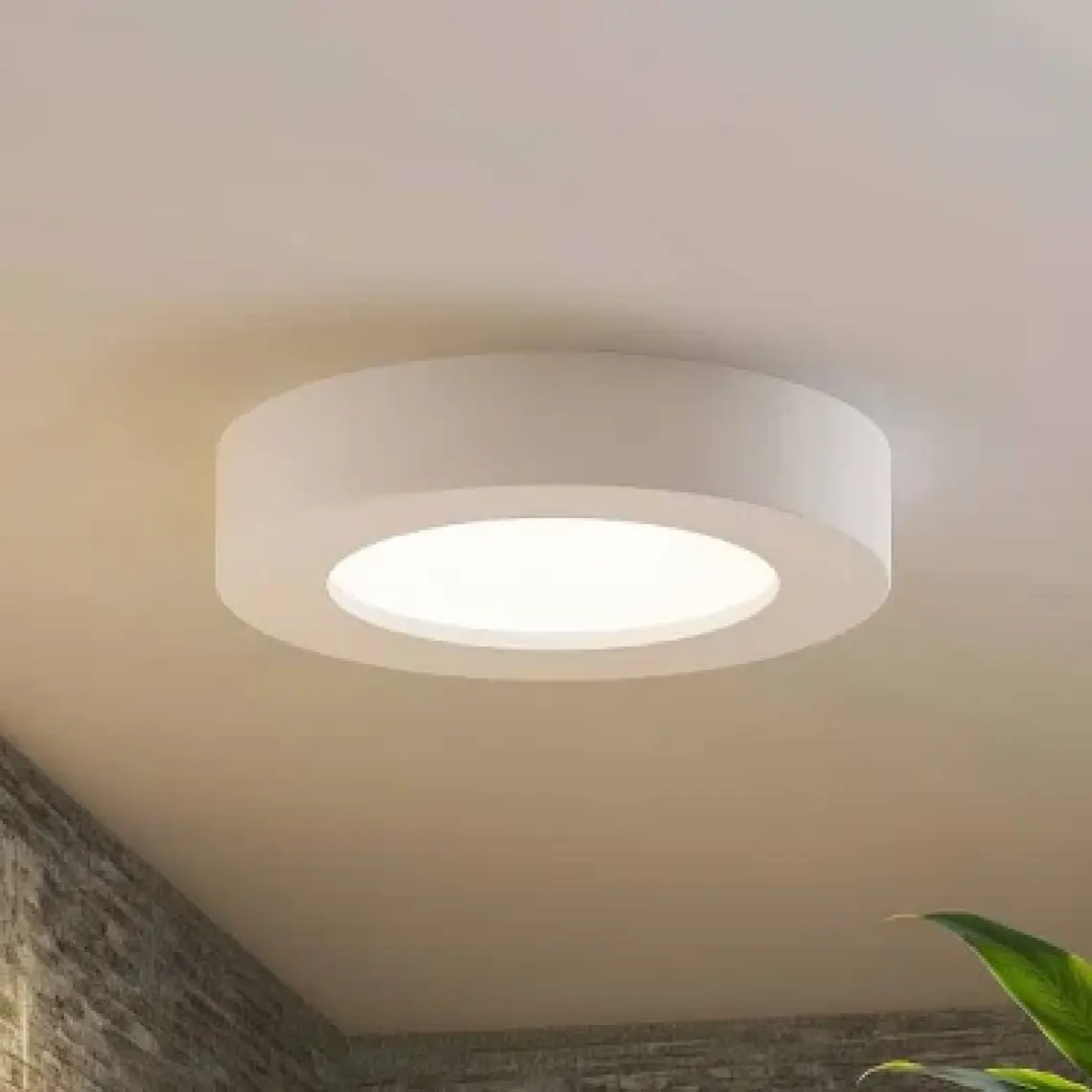 Maxled MX-1042G - 6W 3000K Gün Işığı | Beyaz Kasa Sıva Üstü Yuvarlak LED Panel