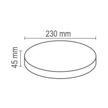 Forlife 36 Watt Yeni Nesil Delik Çapı Ayarlanabilir LED Panel Armatür (Beyaz Işık)