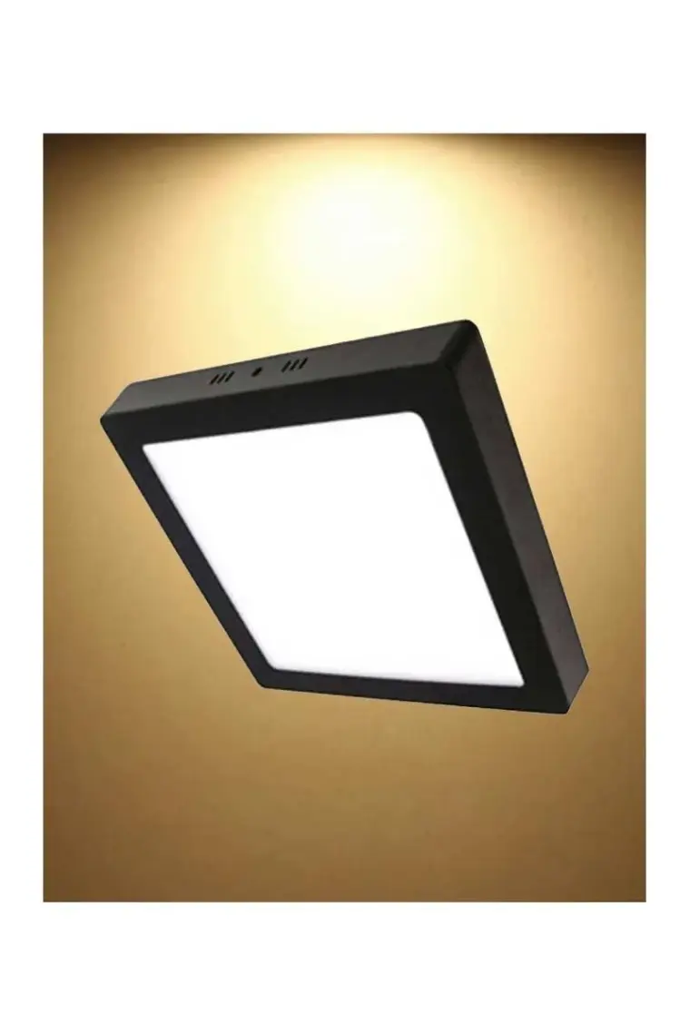 Ack Sıva Üstü Kare LED Panel Armatür 32 W 40 x 40 cm Siyah Gövde Gunışığı Işık AP04-03301