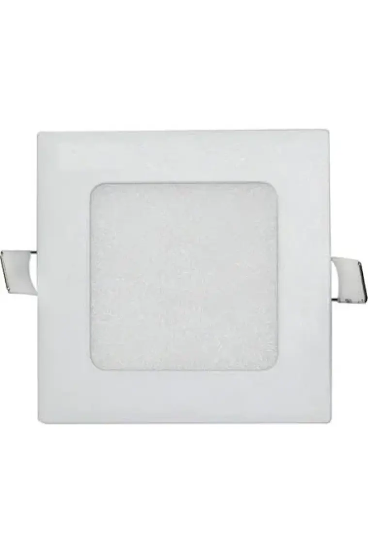 LAMPTIME Sıva Altı Slim Led Downlight 12W Kare Beyaz Gövde 6500K Beyaz Işık