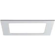 LAMPTIME Sıva Altı Slim Led Downlight 12W Kare Beyaz Gövde 6500K Beyaz Işık