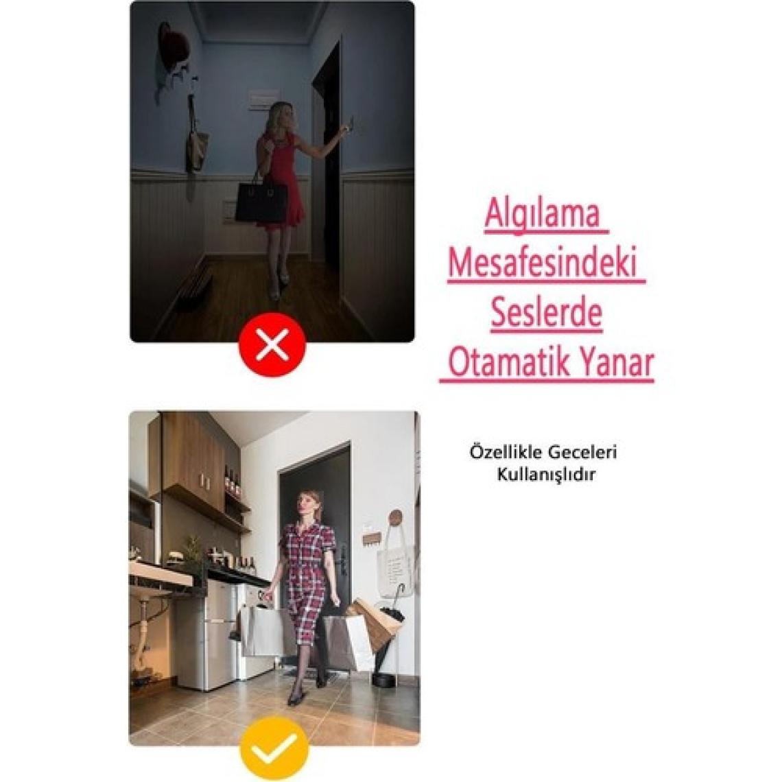 Ledvance 24W Ses Sensörlü LED Plafonyer 6500K Beyaz Işık 32,5 cm Tavan Armatür