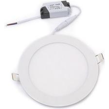 İnoled Sıva Altı Yuvarlak LED Panel Armatür 12W/ 6500K Beyaz