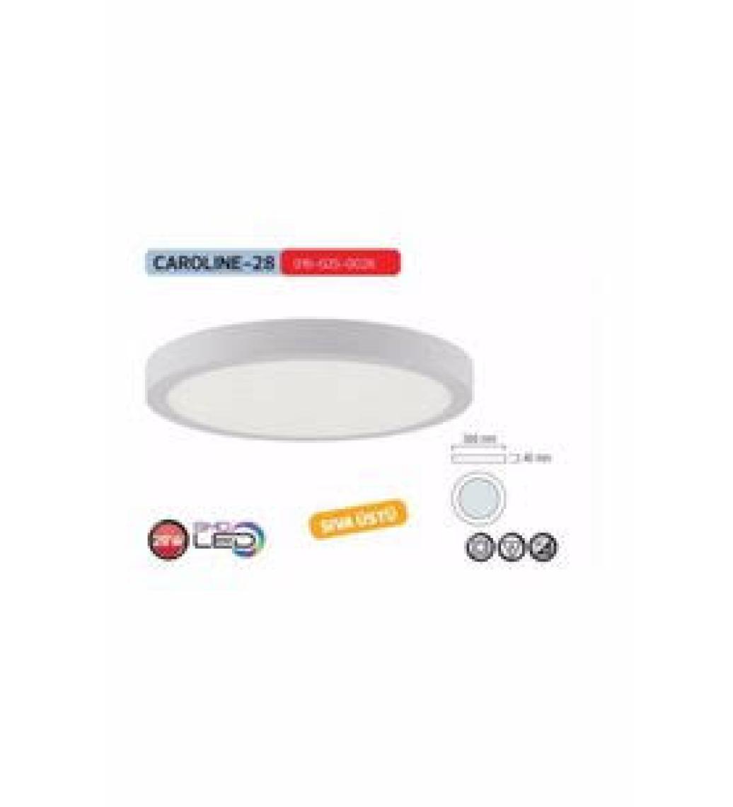 HOROZ CAROLİNE-24W BEYAZ S.Ü.YUVARLAK LED PANEL