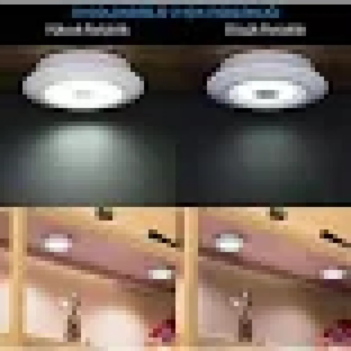 Upway Kumandalı Dolap Tezgah Üstü Parlaklık Ayarlanabilir Cob LED Gece Lambası-3’lü Paket