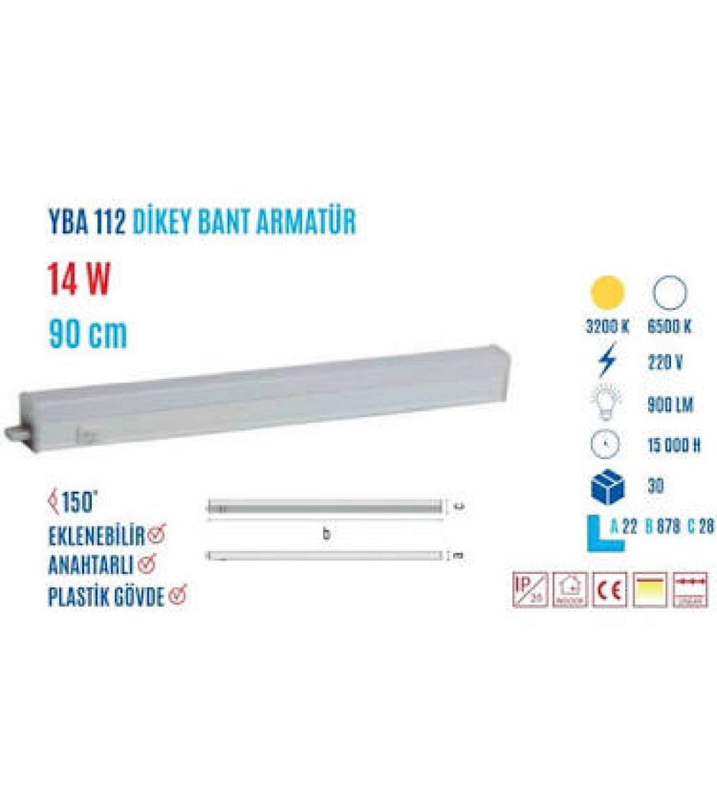 Ycl YBA-112G 14W 90CM Günışığı LED Bant Armatür
