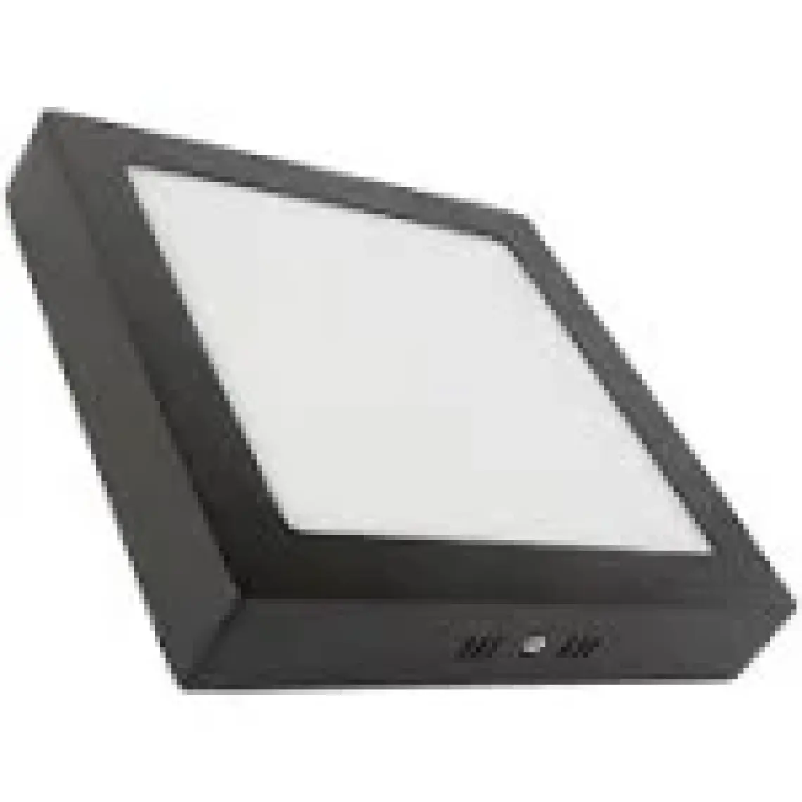 LAMPTIME Sıva Üstü Slim LED Downlight Siyah Gövde 16W Kare 3000K Gunışığı Işık