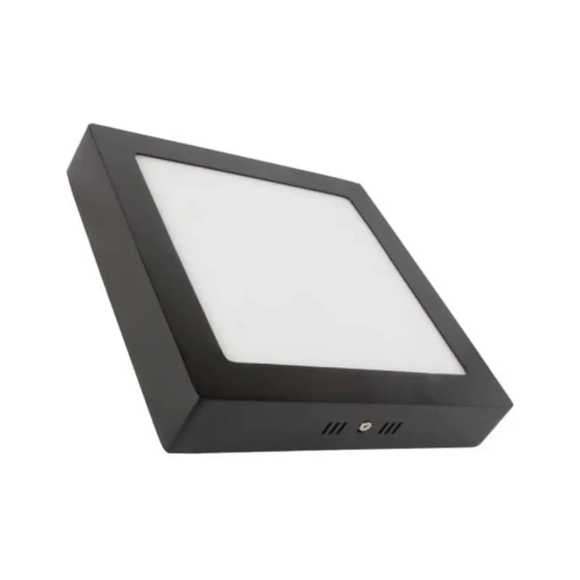 LAMPTIME Sıva Üstü Slim LED Downlight Siyah Gövde 16W Kare 3000K Gunışığı Işık