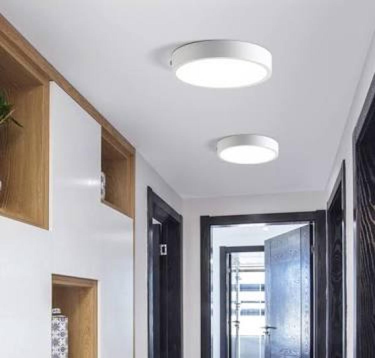 Cata 18 W Sıva Üstü LED Spot Armatür Siyah Kasa Beyaz Işık