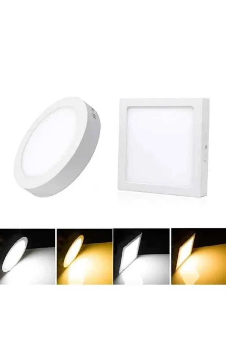 Cata 18W Sıva Üstü Kare LED Panel Armatür CT-5234 Beyaz Işık