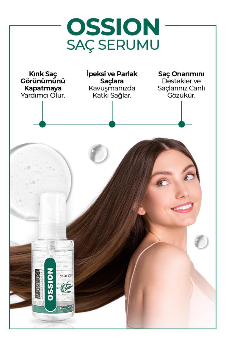 Ossion Saç Dökülmesi Karşıtı, Onarıcı, Saç Kırıklarına Etkili Saç Serumu 100 ml
