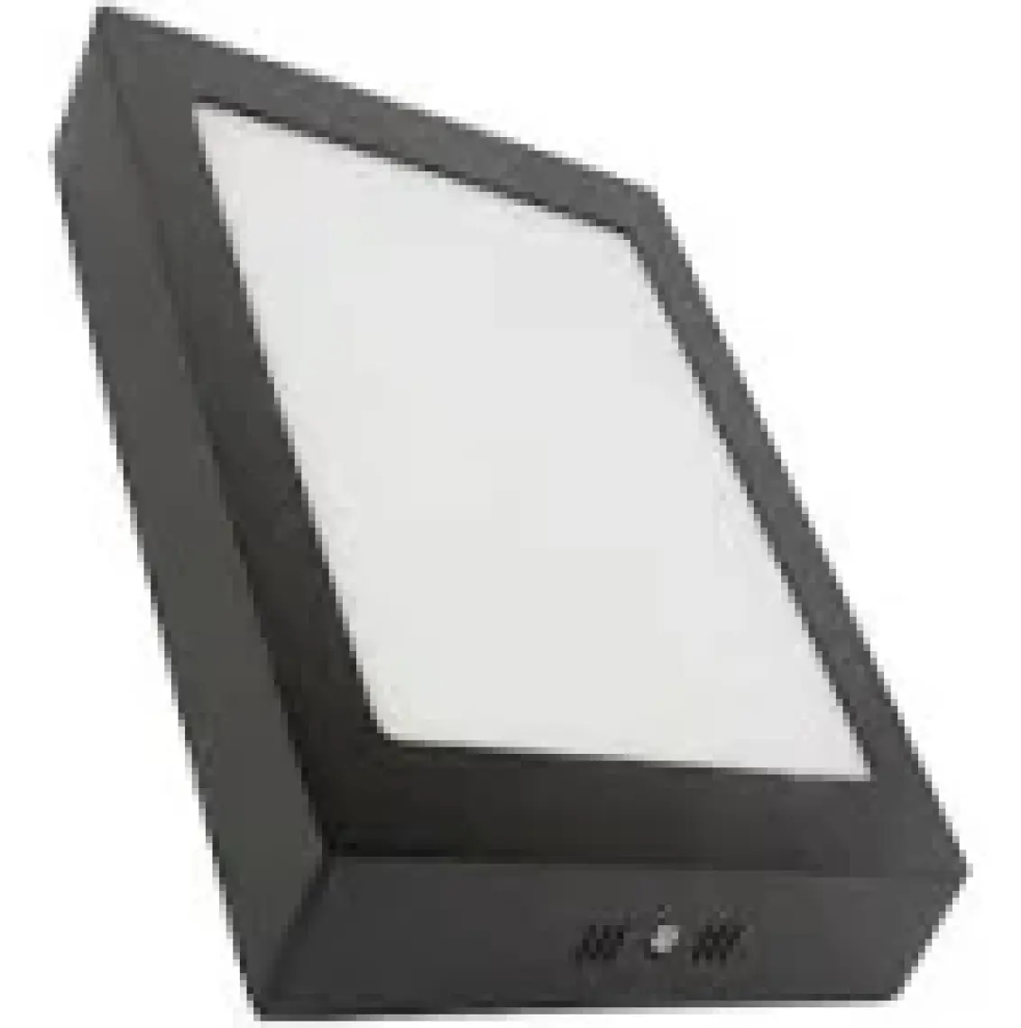 LAMPTIME Sıva Üstü Slim LED Downlight Ir Sensörlu Siyah Gövde 24W Kare 4000K Ilıkbeyaz Işık 263438
