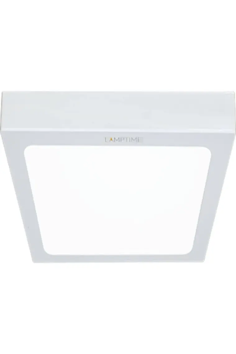 LAMPTIME Sıva Üstü Slim Led Downlight Beyaz Gövde 20W Kare 4000K Ilıkbeyaz Işık