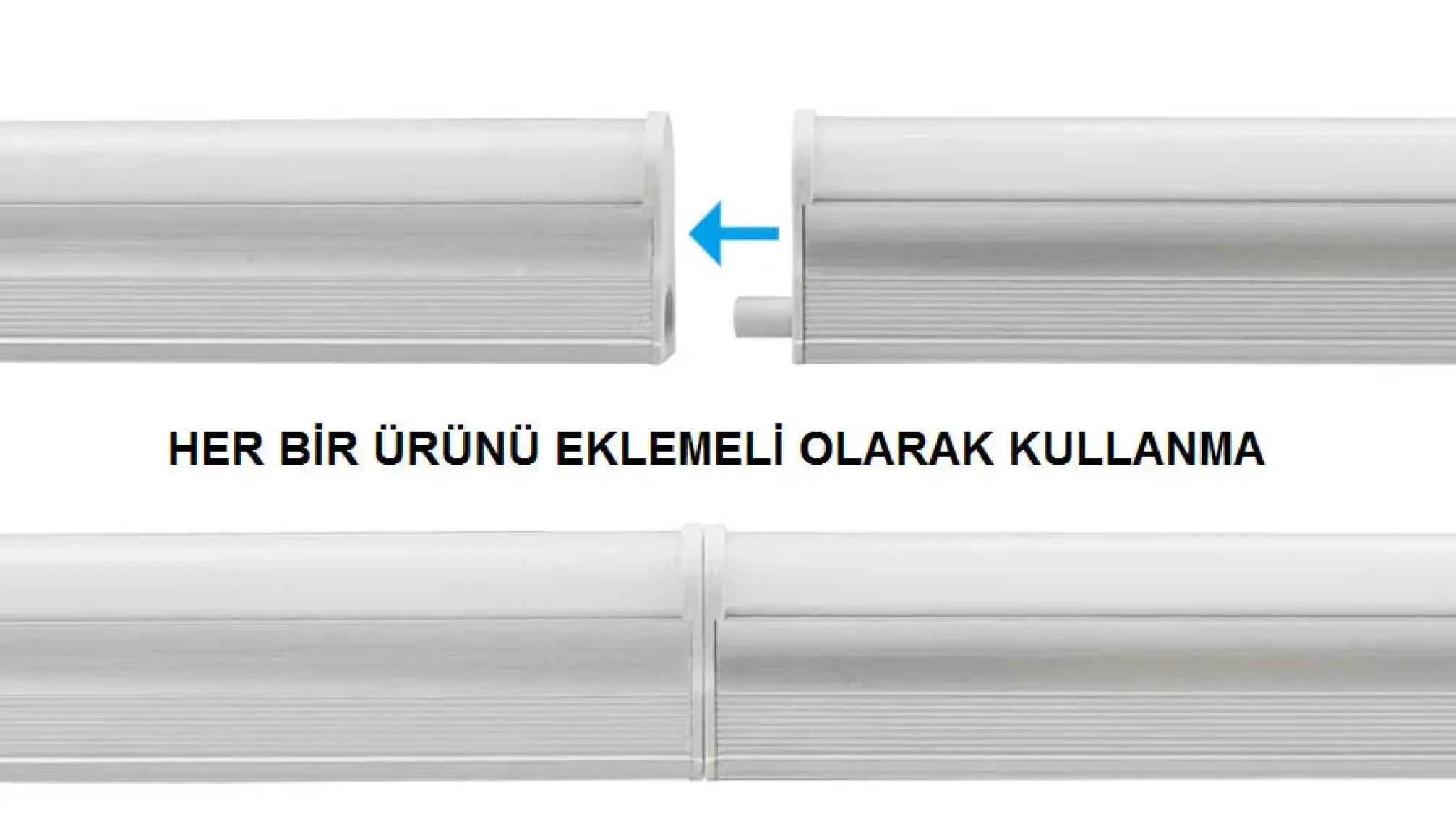 Cata CT-2467 8W T5 Ledli Bant Armatür Beyaz