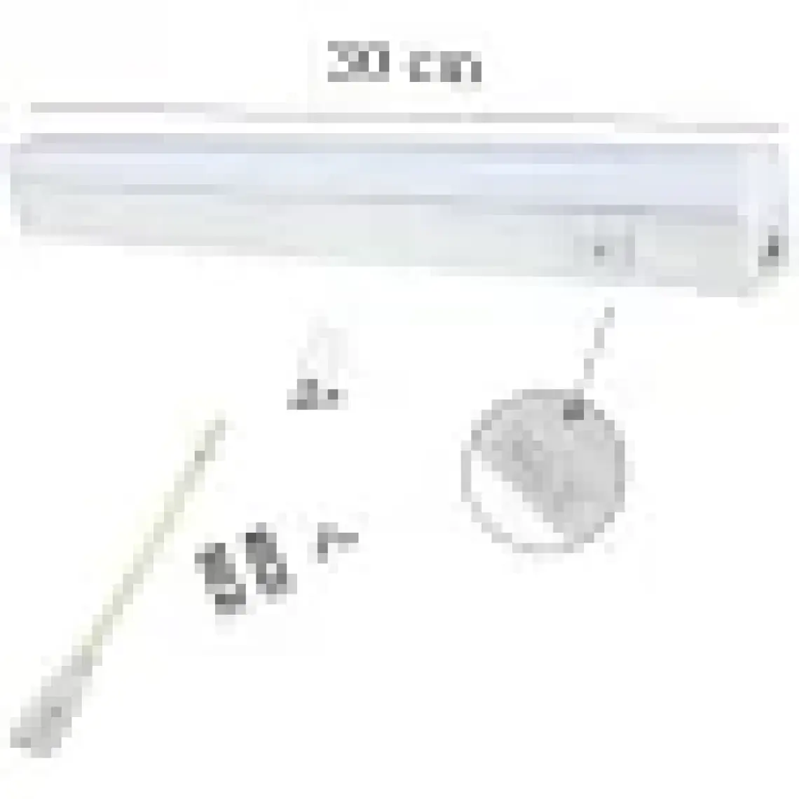 Forlife 6Watt 30cm Anahtarlı T5 Bant Armatür ( 6500K Beyaz Işık )