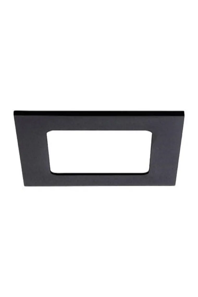 LAMPTIME 6W Panel LED Slim Kare Spot 3000K Gunışığı Işık Siyah Gövde 263328