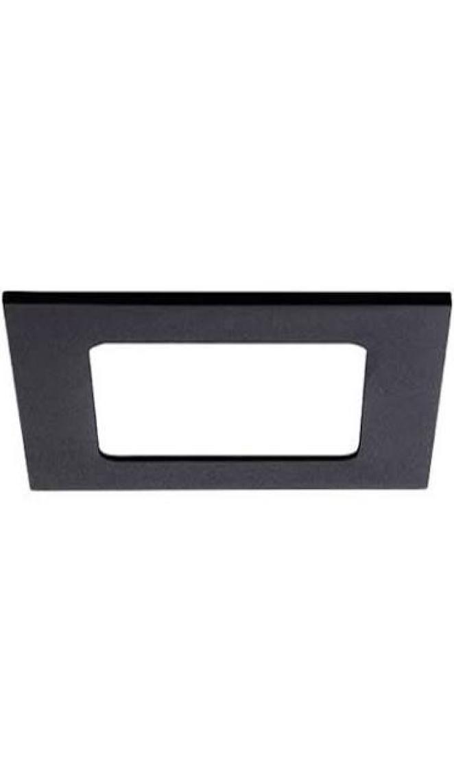 LAMPTIME 6W Panel LED Slim Kare Spot 6500K Beyaz Işık Siyah Gövde 263628