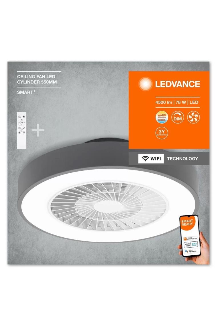 Ledvance Smart Wifi Akıllı Tavan Vantilatörü 78w Led Işık