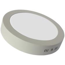 LAMPTIME Sıva Üstü Slim LED Downlight Beyaz Gövde 24W Yuvarlak 3000K Gunışığı Işık