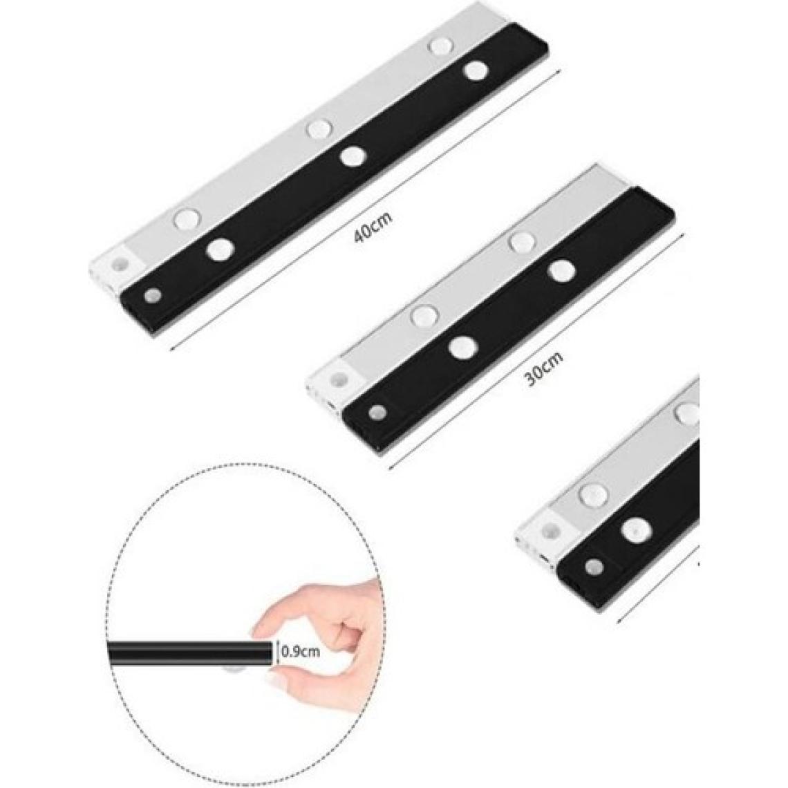 Neeko Hareket Sensörlü - Dekoratif Gece Lambası - USB Şarjlı LED Aydınlatma 30 cm SİYAH KASA