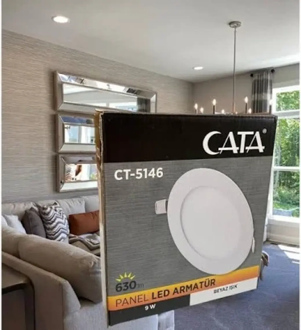 Cata Ct-5146 9W 4 İnç Slim Led Panel Armatür