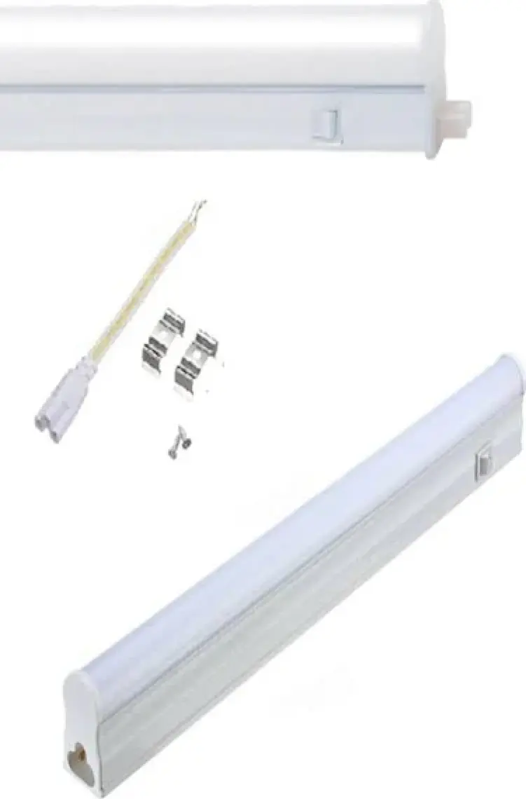 LAMPTIME T5 LED Bant Armatür 16W 120CM Ilıkbeyaz Işık Anahtarlı 301444