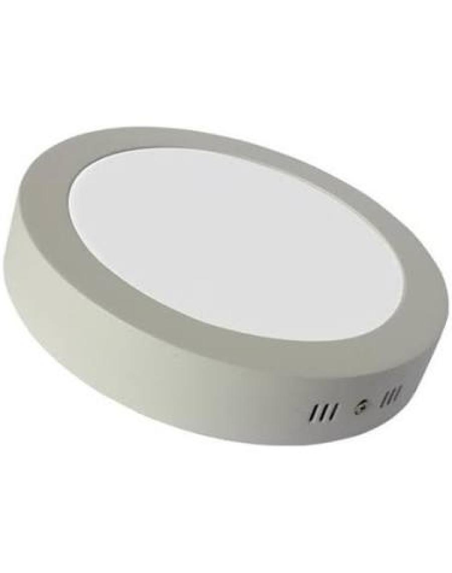 LAMPTIME Sıva Üstü Slim Led Downlight Beyaz Gövde 6W Yuvarlak 6500K Beyaz Işık