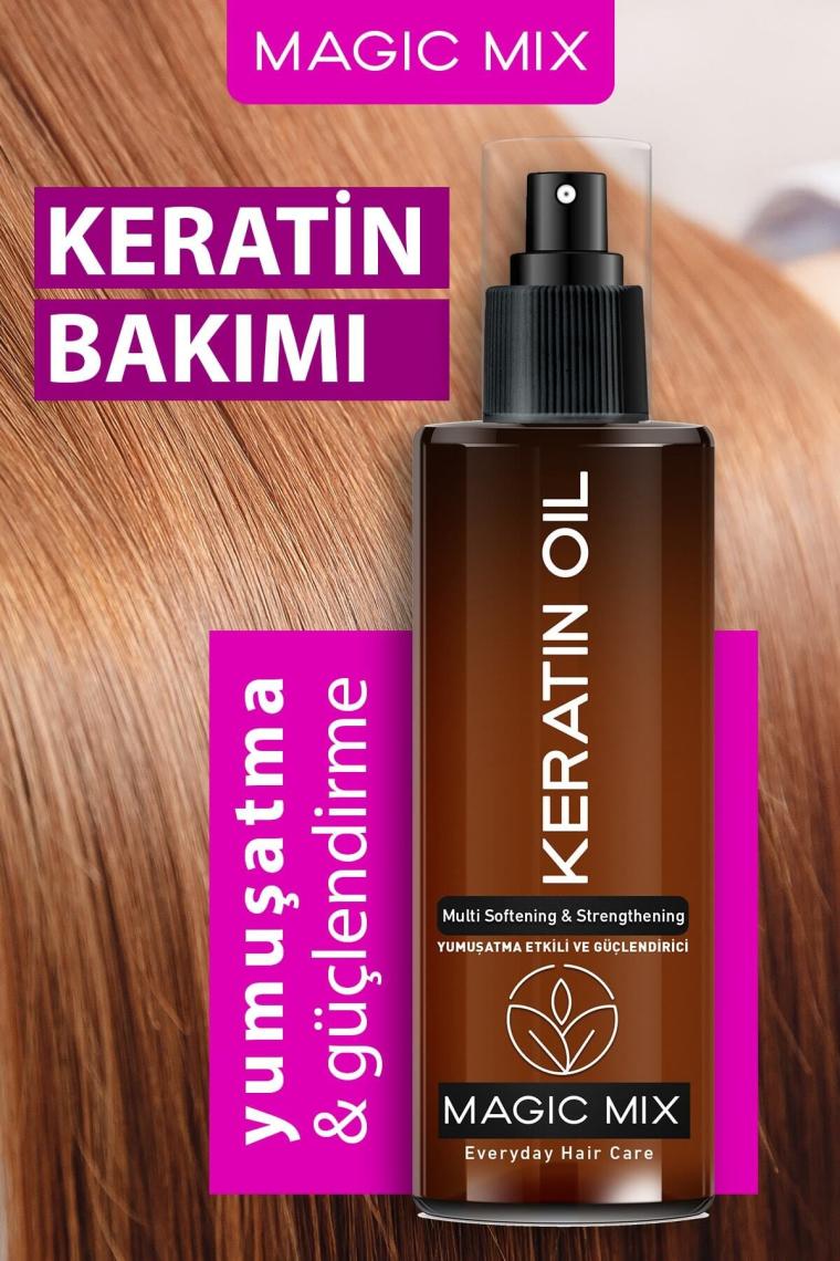 Magıc Mıx Aşırı Yıpranmış Saçlar Için Keratin Yağı 110 ml