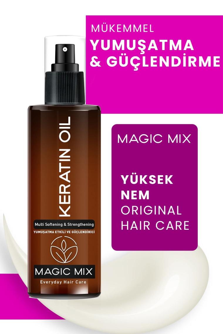 Magıc Mıx Aşırı Yıpranmış Saçlar Için Keratin Yağı 110 ml