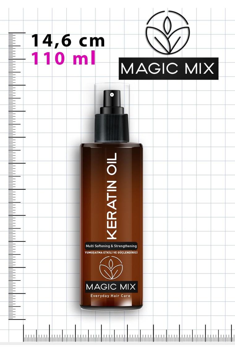 Magıc Mıx Aşırı Yıpranmış Saçlar Için Keratin Yağı 110 ml